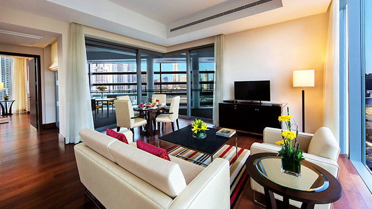 Three Bedroom Family Suites at 5 Star Hotel, The Oberoi Dubai