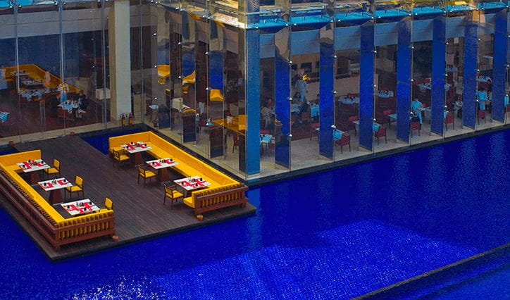 Dine on the Deck Experience at 5 Star Hotel The Oberoi Gurgaon