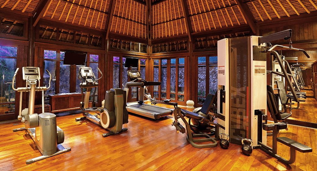 Gym at The Oberoi Beach Resort Lombok