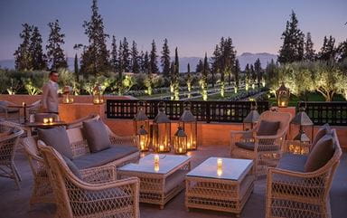 Vue Best Luxury Bar in Marrakech at The Oberoi Marrakech