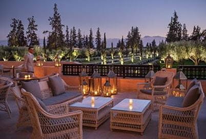 Vue Best Luxury Bar in Marrakech at The Oberoi Marrakech