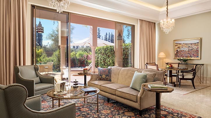 Presidential Villas with Private Pool at 5 Star Luxury Resort The Oberoi Marrakech