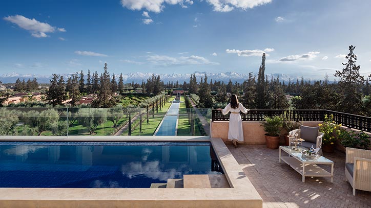 Royal Suites with Private Pool at 5 Star Luxury Hotel The Oberoi Marrakech