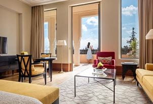 Deluxe Rooms with Private Terrace at 5 Star Luxury Hotel in Marrakech The Oberoi Marrakech