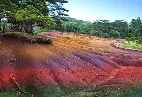 Chamarel Coloured Earth, Mauritius