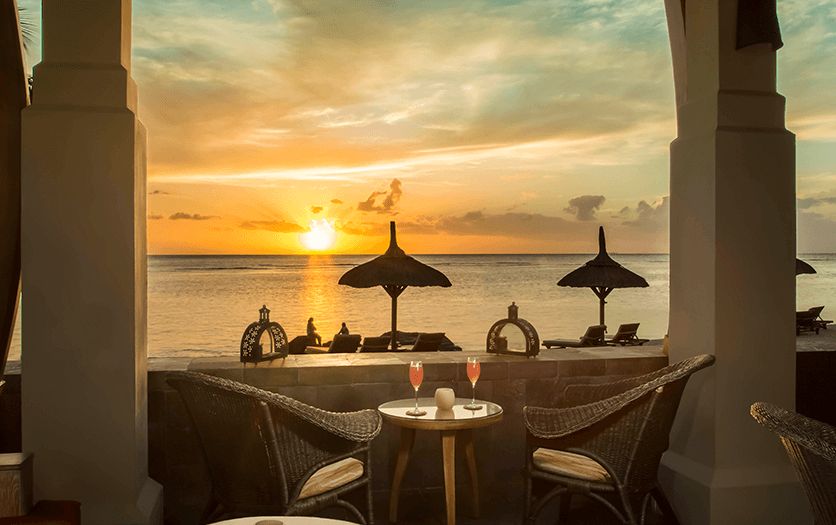 The Bar at The Oberoi Beach Resort Mauritius