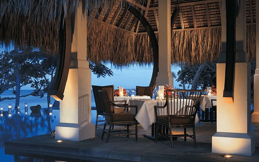 The Restaurant at The Oberoi Beach Resort Mauritius