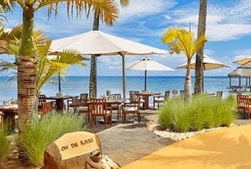 On the Rocks at The Oberoi Beach Resort Mauritius