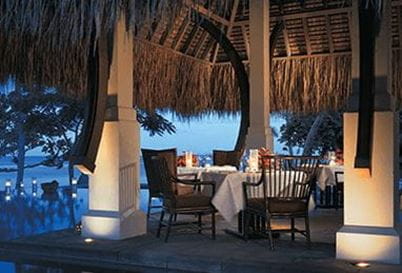 The Restaurant at The Oberoi Beach Resort Mauritius