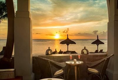 Champagne on the Beach Experience at The Oberoi Beach Resort Mauritius