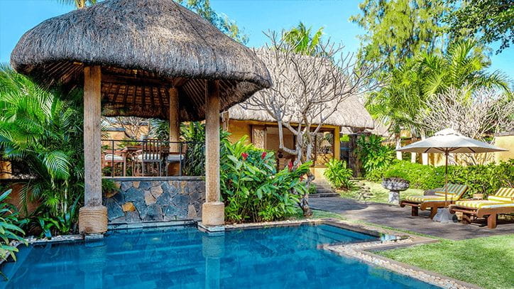 Luxury Villas with Private Pool in The Oberoi Beach Resort Mauritius