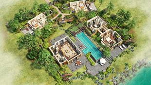 Three Bedroom Royal Villa with Private Pool at Luxury Resort The Oberoi Mauritius
