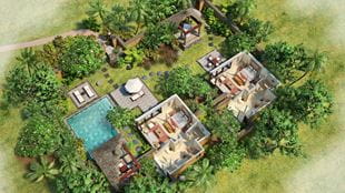 Luxury Villas with Private Pool in The Oberoi Beach Resort Mauritius