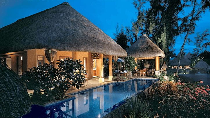 Presidential Villa with Private Pool at 5 Star Resort The Oberoi Beach Resort Mauritius