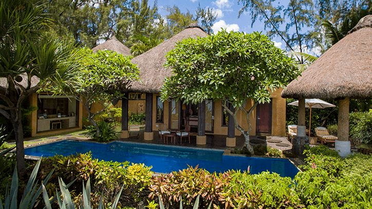 Presidential Villa with Private Pool at 5 Star Resort The Oberoi Beach Resort Mauritius