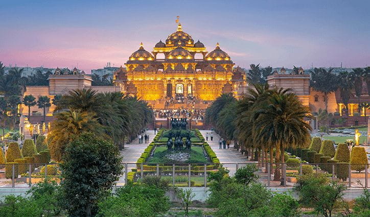 Akshardham Temple in Delhi