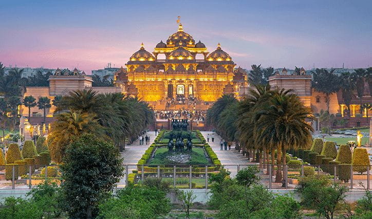 Akshardham Temple in Delhi