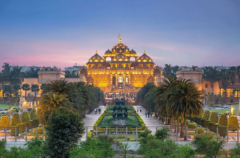 Akshardham Temple in Delhi