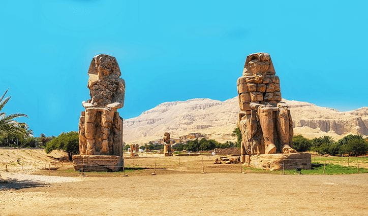 Philae Nile The Colossi of Memnon, Philae