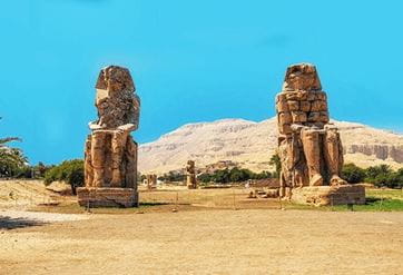 Philae Nile The Colossi of Memnon, Philae