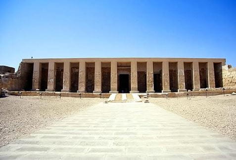 The Temple of Seti in Abydos