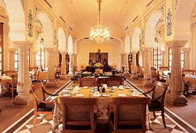 Surya Mahal Fine Dining Restaurant in 5 Star Luxury Resort The Oberoi Rajvilas Jaipur