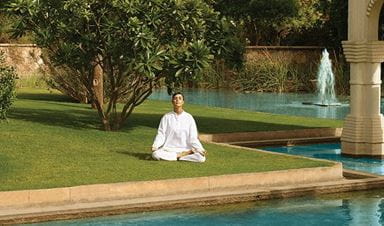Private Yoga Session at The 5 Star Hotel in Jaipur, The Oberoi Rajvilas