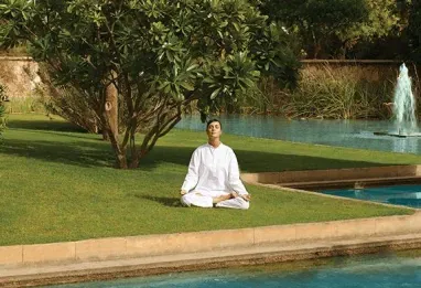 Private Yoga Session at The 5 Star Hotel in Jaipur, The Oberoi Rajvilas