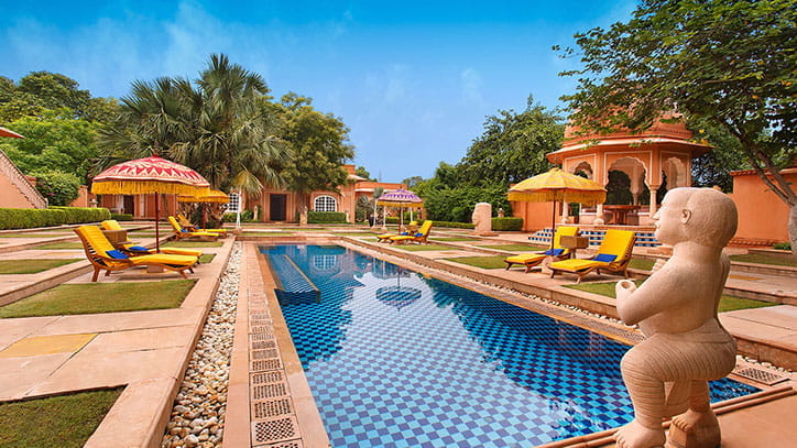 Kohinoor Villa with Private Pool at Luxury Hotel in Jaipur, The Oberoi Rajvilas