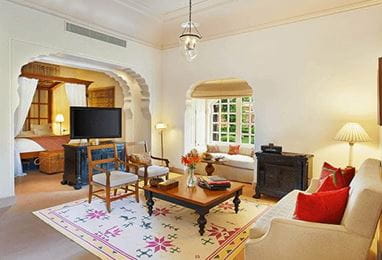 Kohinoor Villa with Private Pool at 5 Star Resort, The Oberoi Rajvilas, Jaipur