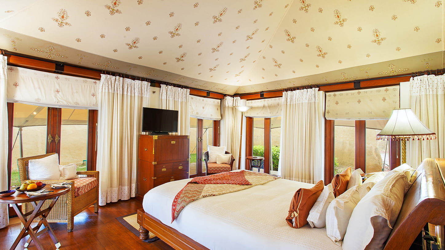 Luxury Tents at 5 Star Hotel in Jaipur, The Oberoi Rajvilas