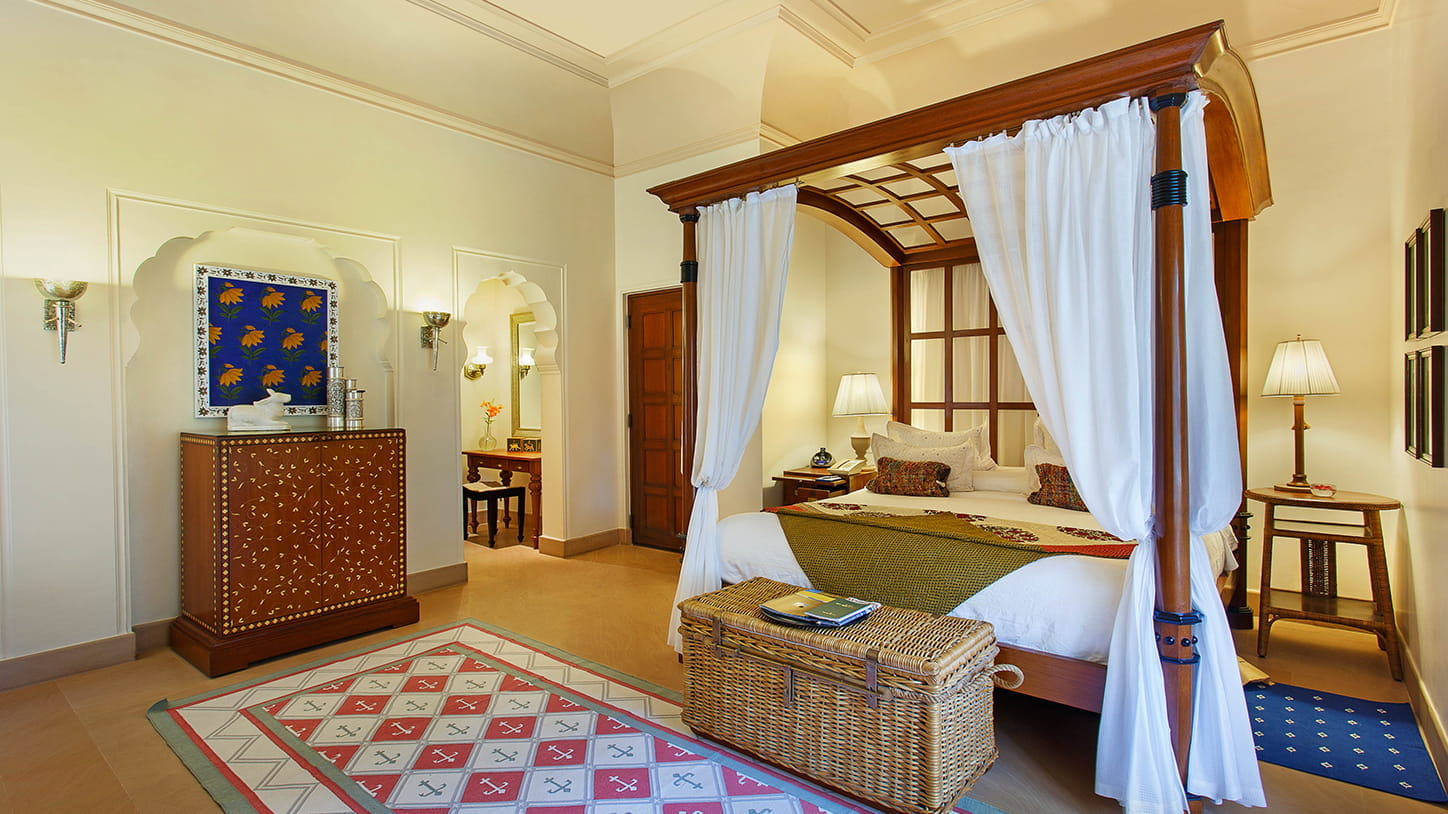 Premier Room at 5 Star Resort in Jaipur, The Oberoi Rajvilas