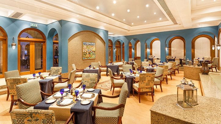 Zafraan Restaurant at The Oberoi Beach Resort Sahl Hasheesh