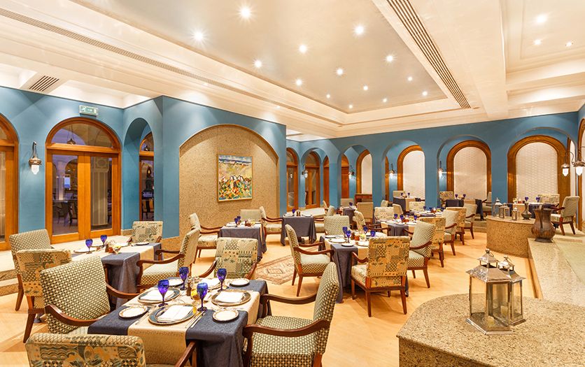 Zafraan Restaurant at The Oberoi Beach Resort Sahl Hasheesh