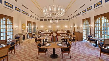 Anant Mahal Restaurant at The Oberoi Sukhvilas Spa Resort Chandigarh