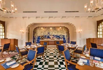 Kaanan Restaurant at The Oberoi Sukhvilas Spa Resort Chandigarh