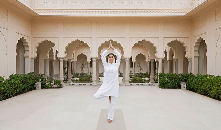 Private Yoga Session Experience at The Oberoi Sukhvilas Spa Resort Chandigarh