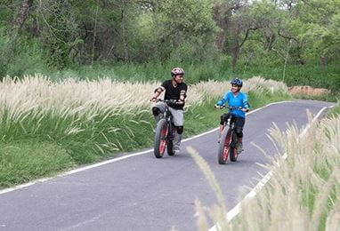 E Cycling at The Oberoi Sukhvilas Spa Resort Chandigarh