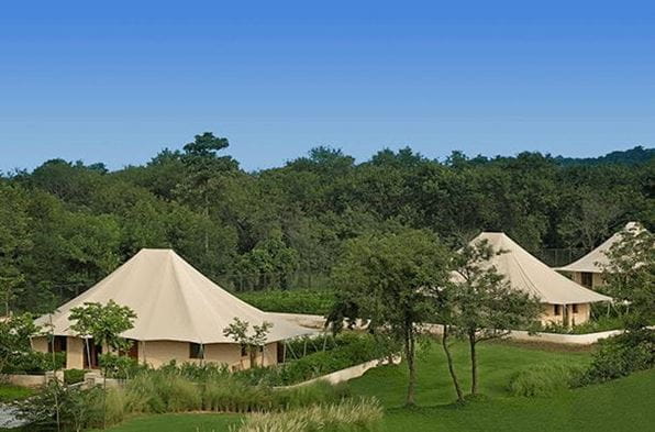 Royal Forest Tents with Private Pool at Best Resort The Oberoi Sukhvilas Spa Resort Chandigarh