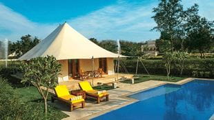 Royal Forest Tents with Private Pool, The Oberoi Sukhvilas Spa Resort Chandigarh