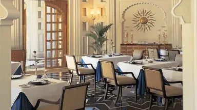 Udaimahal Inidan Cuisine Fine Dining Restaurant near Lake Pichola at The Oberoi Udaivilas Udaipur
