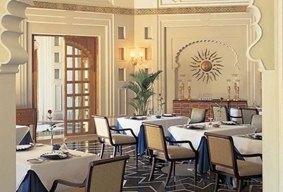 Udaimahal Fine Dining Restaurant on Lake Pichola at The Oberoi Udaivilas Udaipur