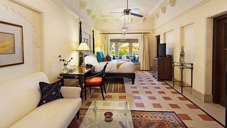 Premier Room With Semi Private Pool at 5 Star Resort The Oberoi Udaivilas Udaipur