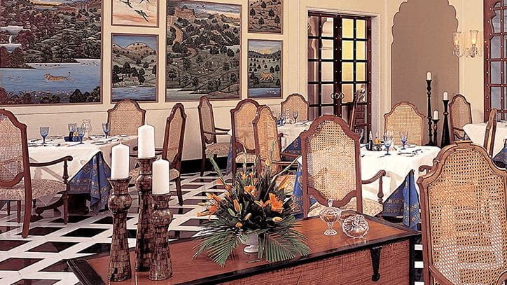 The Dining Room Authentic Rajasthani Cuisine Restaurant at The Oberoi Vanyavilas Ranthambhore