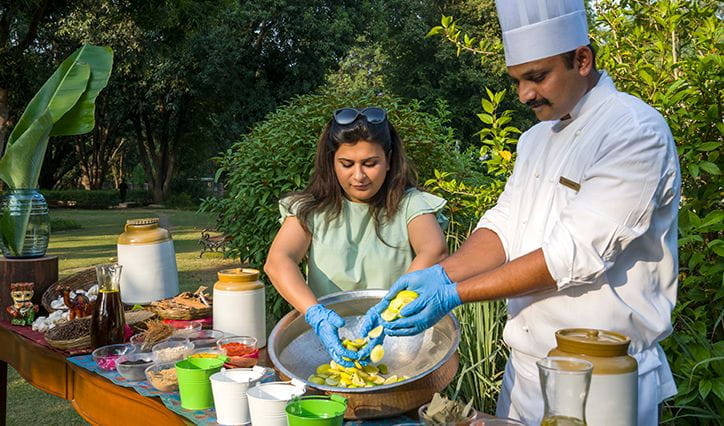 Pickles and more Experience at The Oberoi Vanyavilas Ranthambhore