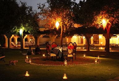 Dinner at Mango Orchard Experience at The Oberoi Vanyavilas Ranthambhore