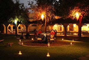 Dinner at Mango Orchard Experience at The Oberoi Vanyavilas Ranthambhore