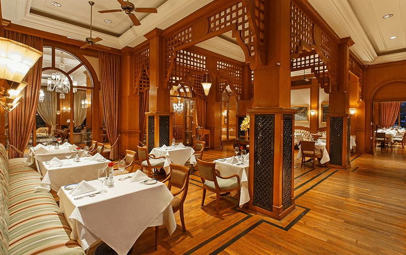 The Restaurant All Day Fine Dining at The Oberoi Wildflower Hall Shimla