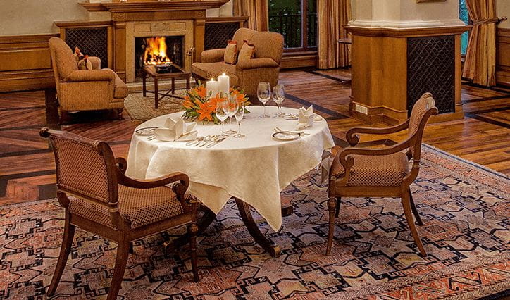 Private Dining Experience at Lutyens Hall by The Oberoi Wildflower Hall Shimla