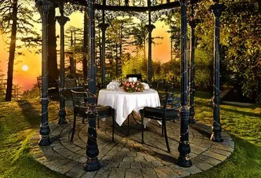 Dinner at Gazebo Experience at 5 Star Luxury Resort in Shimla The Oberoi Wildflower Hall